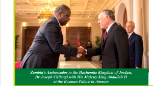 Zambia&#039;s Ambassador to the Hashemite Kingdomof Jordan